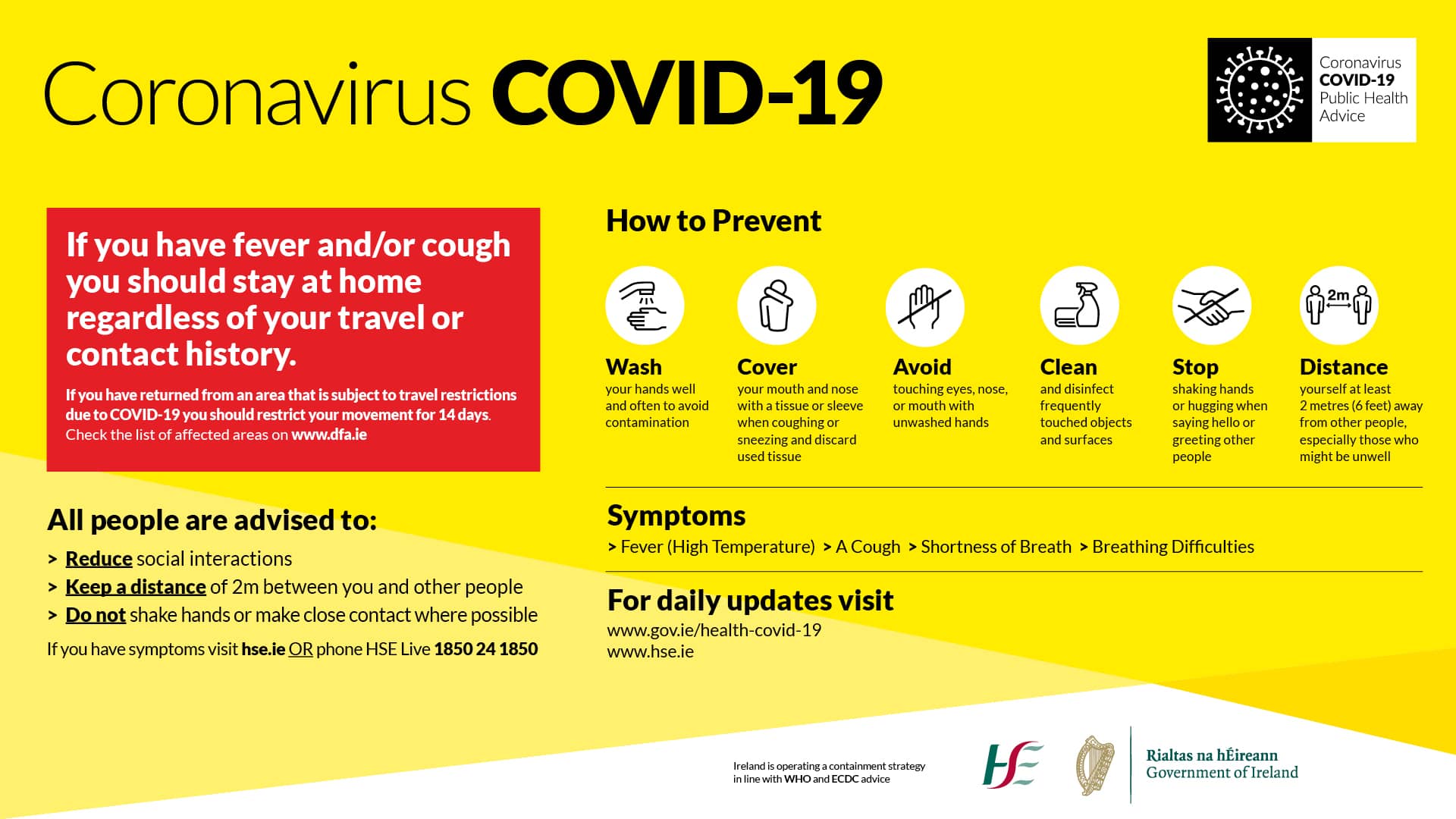 COVID-19 guidelines